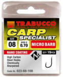 Trabucco Carp Specialist 08 Lapkás, Szakállas Horog 15db (023-68-108)