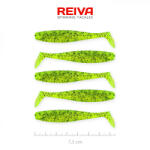 Reiva Flat Minnow shad 7, 5cm 5db/cs (Zöld Flitter) Plasztik csali (9902-805)