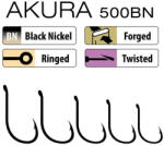 Trabucco Akura Carp Boilie 500 BN 01 Füles, Szakállas Horog 10db (026-20-010)