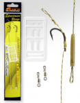 Carp Academy Basic Super Rig Teflon Fekete 4 2db/csomag Füles Szakállas Fonott előkötött horog (8106-104)