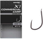 Matrix X1 Commercial Carp 18 Barbless Lapkás, Szakáll Nélküli Horog 10db (GHK167)