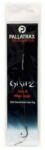 Pallatrax Gripz Wide Gape Hair Rigs 6 25lb Steamlink Monofil Előkötött Horog (PXPS1124)