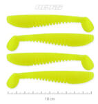 Nevis Impulse Shad 10cm 6, 92gr 4db/cs Citromsárga Plasztik csali (9721-112)
