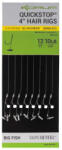 Korum Big Fish Hair Rigs W Quickstops Size 10 Füles Szakáll Nélküli Monofil Előkötött Horog (K0310045)
