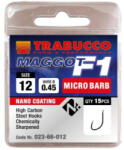 Trabucco F1 Maggot 14 Lapkás, Szakállas Horog 15db (023-66-014)
