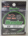 TOP MIX X8 Monster 0, 16mm 10m Fonott Előkezsinór (TM744)