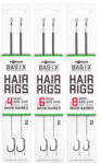 Korda Basix Hair Rigs Wide Gape 6 18lb Szakállas, Füles Előkötött Horog 2db (KBX018)