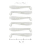 Nevis Impulse Shad 6, 3cm 1, 77gr 6db/cs Fehér Plasztik csali (9721-604)