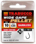 Trabucco Wide Gape Pellet 12 Lapkás, Szakáll Nélküli Horog 15db (023-67-012)