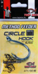TOPMIX Method Feeder Circle 8 Füles, Szakáll Nélküli Pontyozó Horog 10db (TM829)