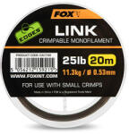 FOX Edges 20m 0.53mm Khaki Monofil Előkezsinór (CAC790)