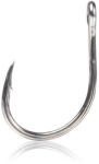 Mustad Kaiju Single Ring Titan Steel 6/0 Füles, Szakállas Horog 5db (M4216600)