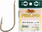 SENSAS Feeling 3010 Bronz 22 Lapkás, Szakállas Keszegező Horog 15db (54081)