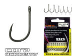 Carp Academy Teflon Hook XS-2 Fekete 1 10db/csomag Füles Szakállas Bojlis horog (5602-001)