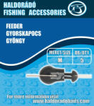 Haldorádó Feeder Gyorskapocs Gyöngy (M) 9mm 5db (HDFGY1)