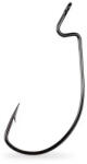 Mustad Light Wire Soft Plastic Hook 1/0 Füles, Szakállas Offset Horog 7db (M4315100)