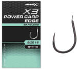 Matrix X3 Power Carp Edge 16 Barbless Lapkás, Szakáll Nélküli Horog 10db (GHK174)