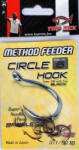 TOPMIX Method Feeder Circle 6 Füles, Szakáll Nélküli Pontyozó Horog 10db (TM828)