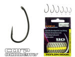 Carp Academy Teflon Hook XS-4 Fekete 2 10db/csomag Füles Szakállas Bojlis horog (5604-002)