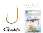 Gamakatsu LS-3310G/004 Arany 4 25db/csomag Lapkás Szakállas Pontyozó horog (146576-004)
