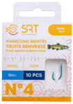 Srt Hamecon Monte Special Trout Reversed Blue 0, 24mm 70cm Monofil 4 Előkötött Horog 10db (SETAN0076-0004-24)