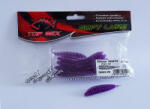 Top Mix Shiner Worm Purple Red 6, 0cm Plasztik Hernyó Csali 10db (TM683-PR)