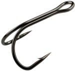 Gamakatsu Preda Double 21 Hooks Black Kétágú Füles Szakállas Horog #8 (147281-800)