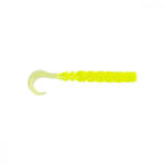 Mustad Aji Curly Tail 6, 35cm Clear Chartreuse Plasztik Csali 12db (M8065005)