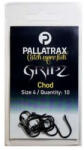 Pallatrax Gripz Chod Hooks 4 Füles, Szakáll Nélküli Bojlis Horog 10db (PXPS1275)