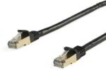 StarTech - STP Cat6a patch kábel 10m - 6ASPAT10MBK (6ASPAT10MBK)