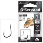 Mikado Sensual Iseama 8 Lapkás Szakállas Előkötött Horog 10db (HSP10009-8B-018)