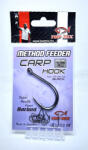 TOPMIX Method Feeder Carp 12 Füles, Szakállas Pontyozó Horog 10db (TM893)