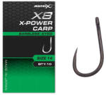 Matrix X8 X-Power Carp 14 Barbless Füles, Szakáll Nélküli Horog 10db (GHK193)