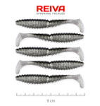 Reiva Zander Power Shad 8cm 3, 18gr 5db/cs (Ezüst Flitter) Plasztik csali (9901-845)