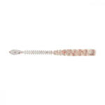 Mustad Aji Beaver Tail 6, 35cm Uv Clear Red Glitter Plasztik Csali 12db (M8055010)