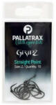 Pallatrax Gripz Straight Point 8 Füles, Szakáll Nélküli Bojlis Horog 10db (PXPS1223)