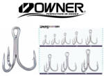 Owner Hooks 5666 4X 1/0 Háromágú Ragadozóhalas Horog 6db (5666-119)