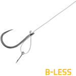 Delphin FLR D-rig 8cm 0, 22mm 6-os Füles, Szakáll Nélküli Előkötött Horog Csalitüskével 6db (101003780)