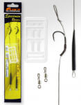 Carp Academy Snowmen Rig Teflon Fekete 2 2db/csomag Füles Szakállas Fonott előkötött horog (8106-702)