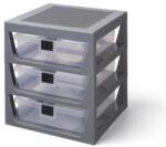 LEGO® Organizator LEGO® cu trei sertare - gri închis (SL40950003)