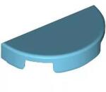 LEGO® 1748c156 - LEGO közepes azúr csempe 1 x 2 méretű, félkör (1748c156)