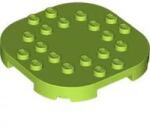 LEGO® 66790c34 - LEGO lime lap 8 x 8 méretű, lekerekített sarkokkal, négy lábbal (66790c34)