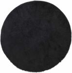 vidaXL fekete hosszú szálú NAVARRA bozontos szőnyeg 120x120 cm 4102902 (4102902)