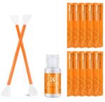 K and F Concept K&F Concept dupla fejes 16 mm-es tisztítópálca készlet, APS-C, 10 db + 20 ml tisztító folyadék (KF-1964)