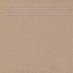 Cersanit Kronos fagyálló 30x30cm bézs matt gres lépcsőlap