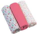BabyOno BabyOno, scutece din muselina, roz inchis, 3 buc