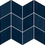 Paradyz Kék rombusz üveg mozaik 20, 5x23, 8cm dekorcsempe