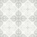 Cersanit Patchwork Flores kültéri fagyálló világosszürke 29, 8x29, 8cm gres padlólap