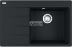 Franke Centro CNG 611-78 A balos matt fekete gránit mosogatótálca távvezérlővel (114.0627. 620)