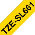 Brother Eredeti TZe-SL661 önlamináló, kábeljelölő szalag - Sárga alapon fekete, 36mm széles (TZESL661) (TZESL661)